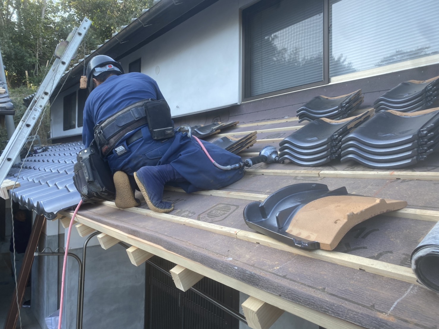 屋根替え工事!